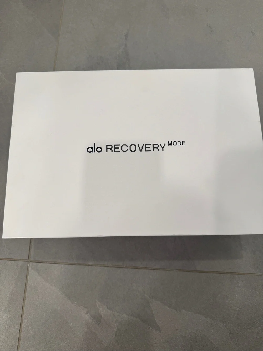 ALO Yoga Black and White 'Recovery Mode' Sneakers